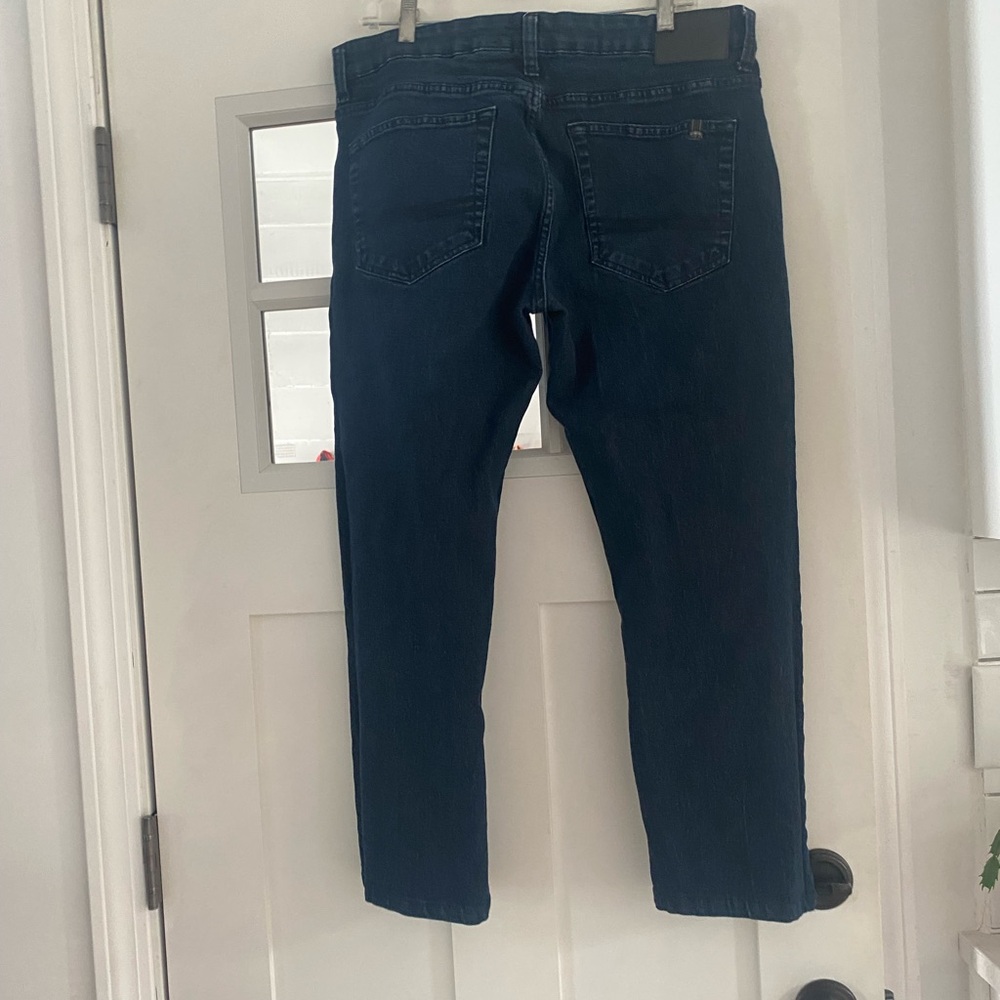 Buffalo David Bitton Blue Straight-Leg Jeans